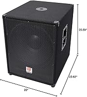 Vista 10 de Rockville PBG18 18" 2000 vatios 8 Ohm Pro DJ PA subwoofer subwoofer amplificador amplificador