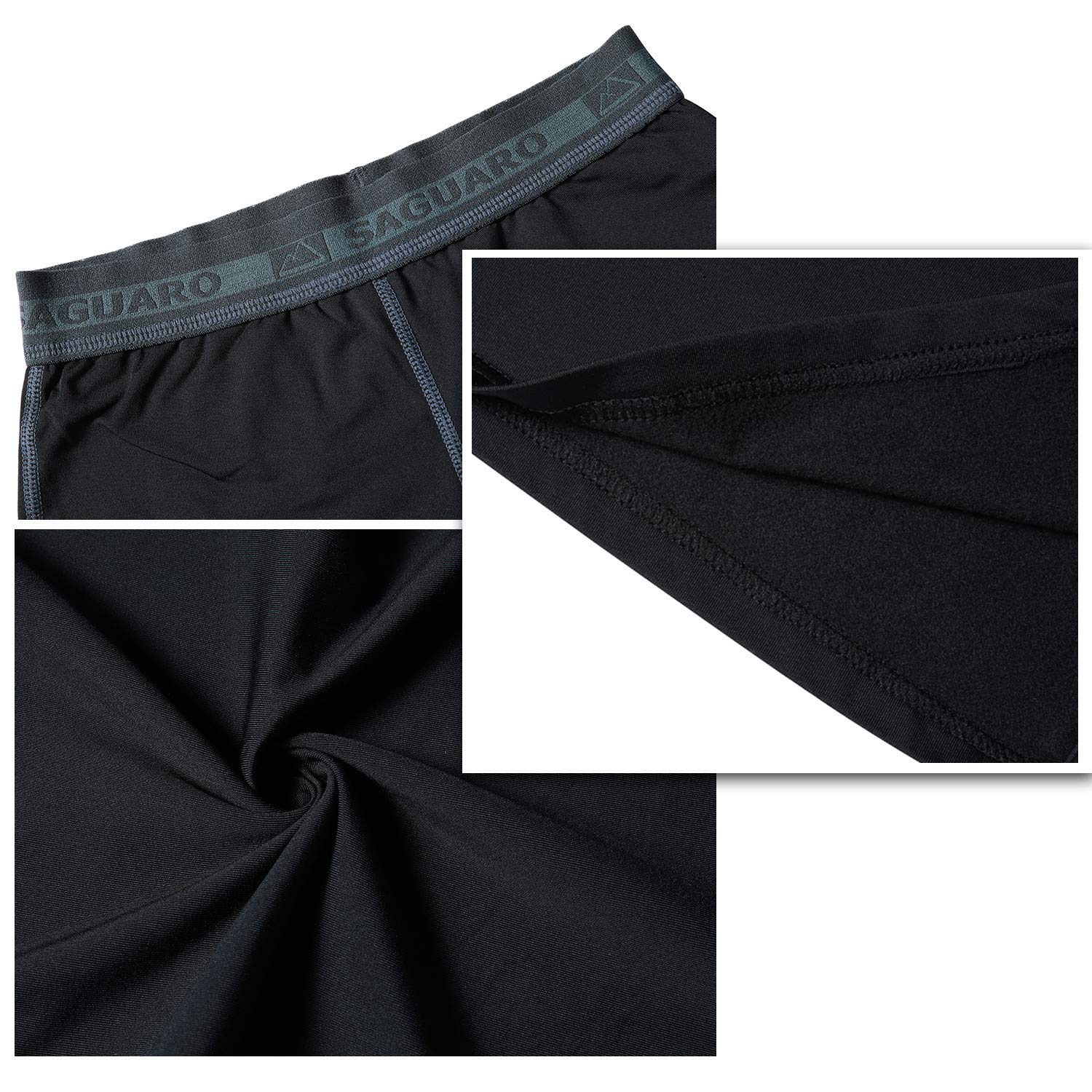 HAINES Intimo Termico Uomo Traspirante Tuta Termica Invernale per Sci Palestra Ciclismo Corsa, Gr.S-2XL