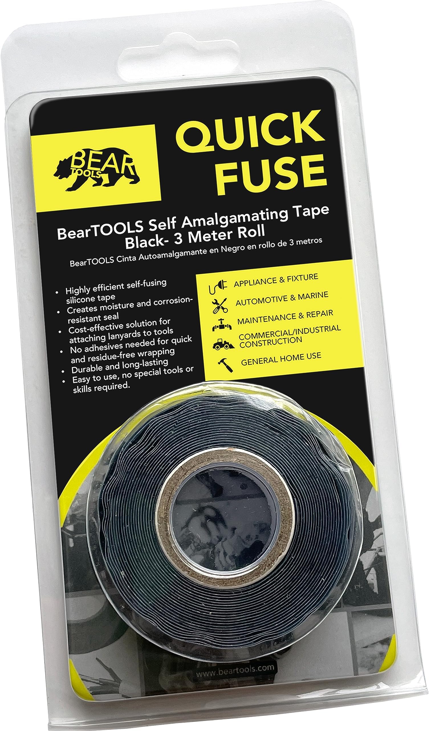 Everbuild Silweld Silicone SelfFusing Repair Tape Watertight