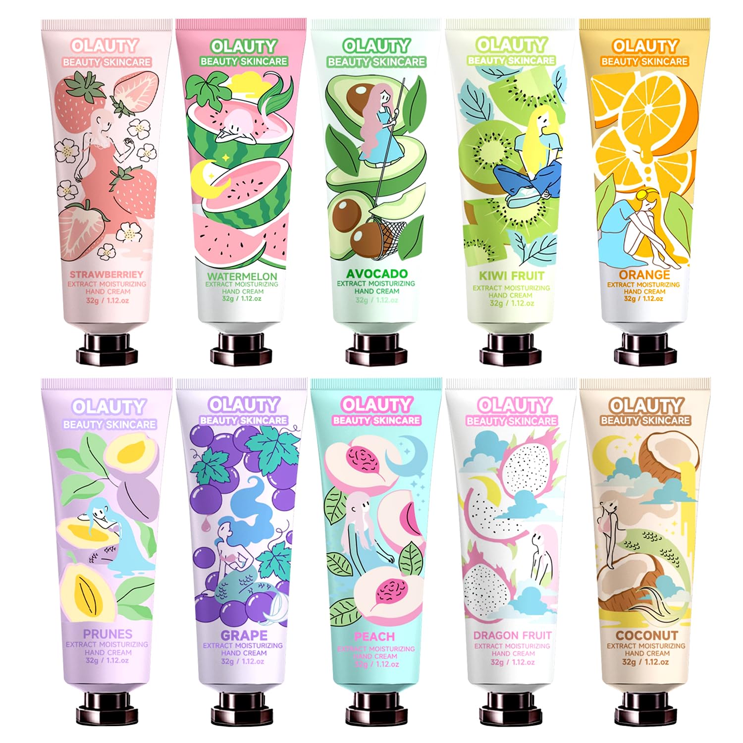 10 Pack Hand Cream Bulk, Valentines Day Gifts for Her, Birthday Gifts for Women Girls,Teacher Appreciation Gifts, Moisturizing Fragrance Travel Size Lotion Hands Cream for Dry Cracked Hands