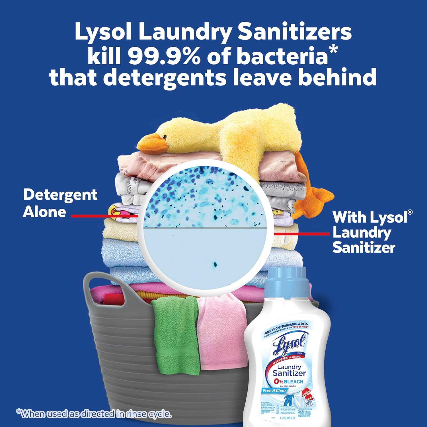 Buy Lysol Laundry Sanitizer Additive, Sanitizing Liquid for Clothes and