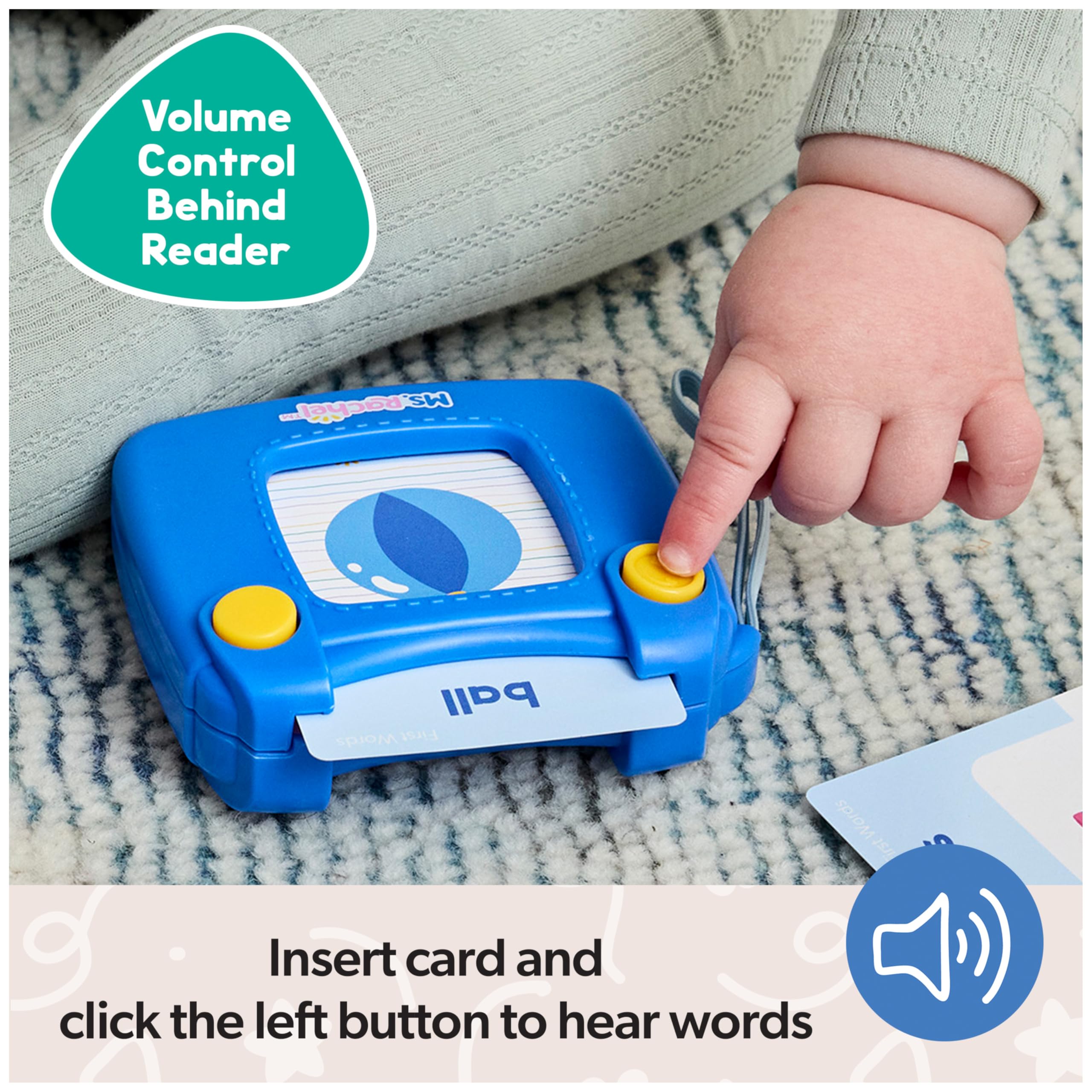 Ms. Rachel Official First Words Talking Flash Cards with