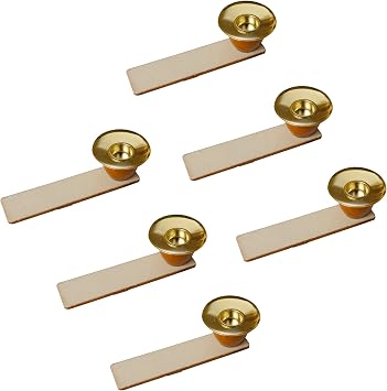 BRUBAKER Candle Holders Replacement Kit for 18" Natural Pyramid - 6 Candle Holders