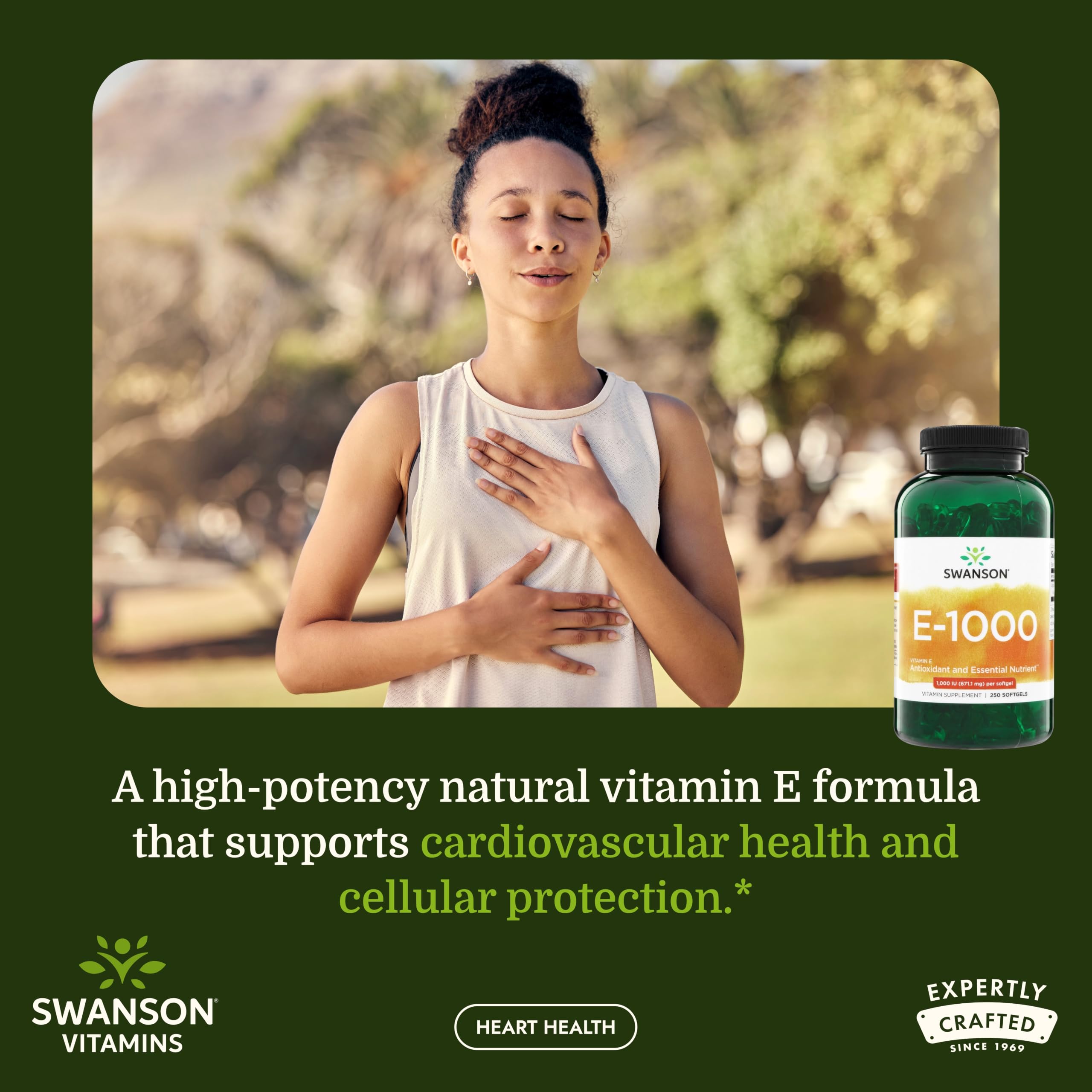 Swanson Natural Vitamin E 1000 IU (671.10 mg), 250 Softgels — Amazon image 2