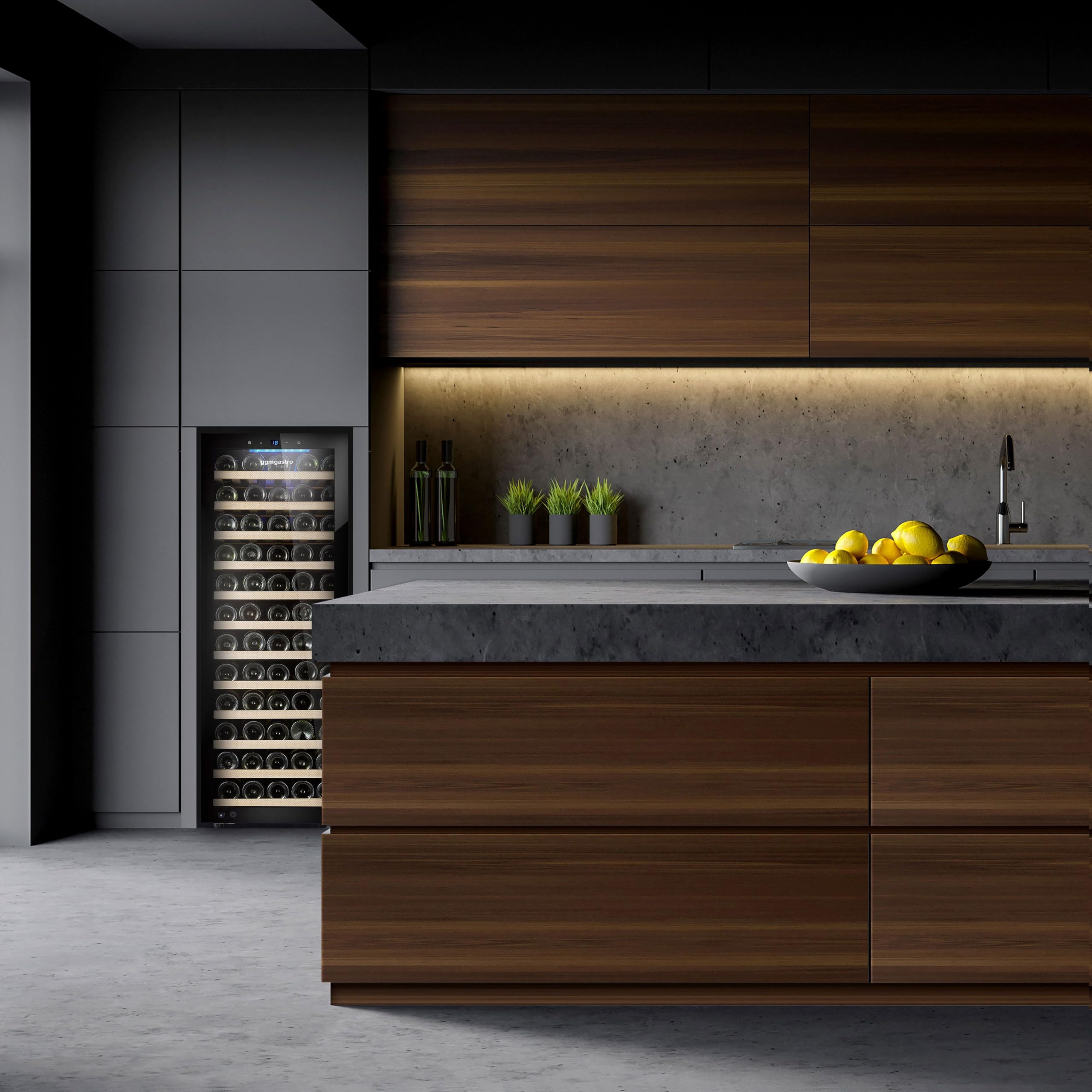 GGM Gastro WKM200S-1N Weinkühlschrank 200 Liter 1 Klimazone max. 80 Flaschen