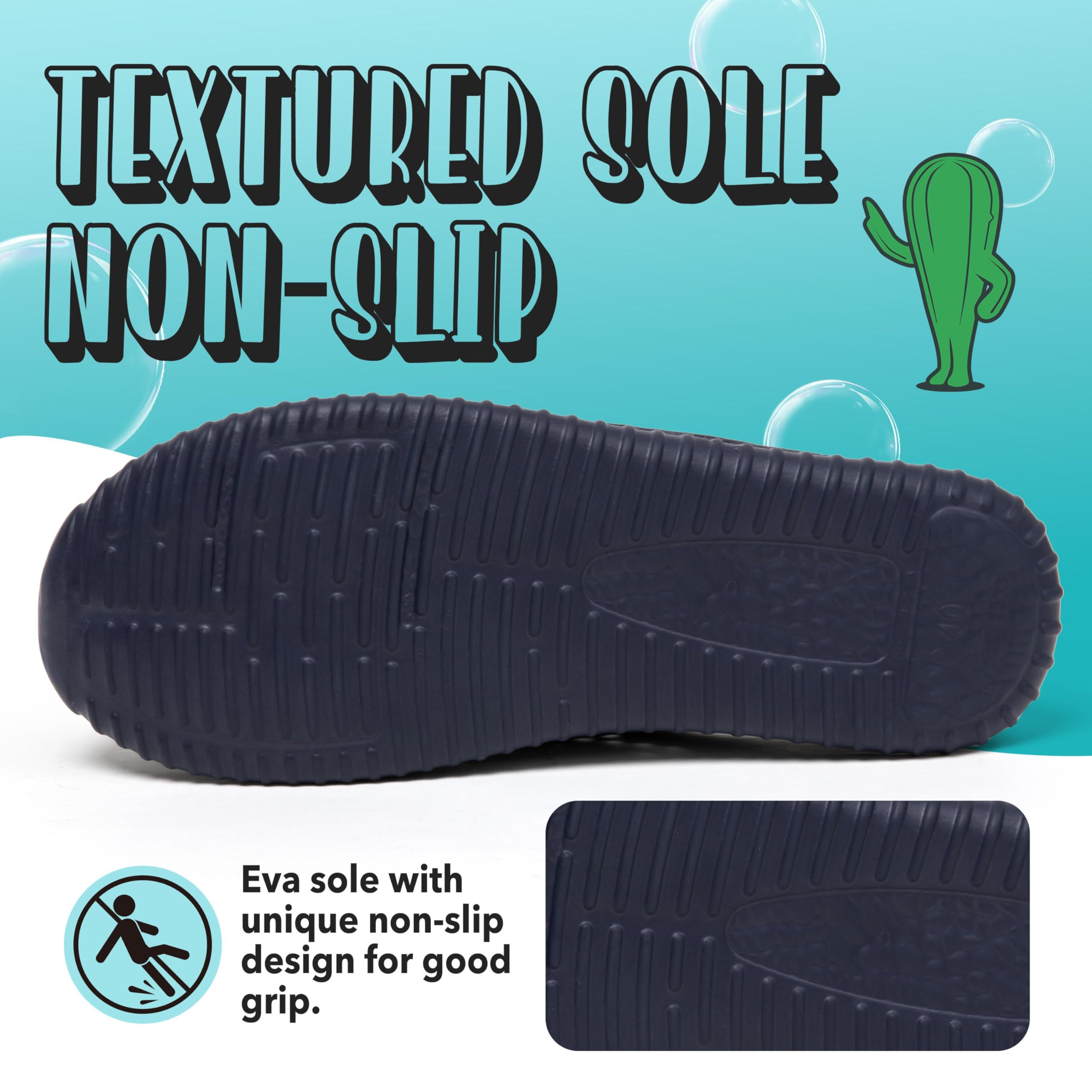 SAGUARO Uomo Donna Spiaggia Traspirante Pantofole Leggero Flessibile Estate Sandali Anti-scivoloso Unisex Clogs Piscina Slippers 36-45EU