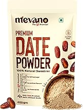 Mevano ARABIAN Date Powder for Kids & Adults, 400g | Natural Sweetener Kharik/Khajoor Powder | No Added Sugar Dried Dates Powder | No Preservatives or Additives