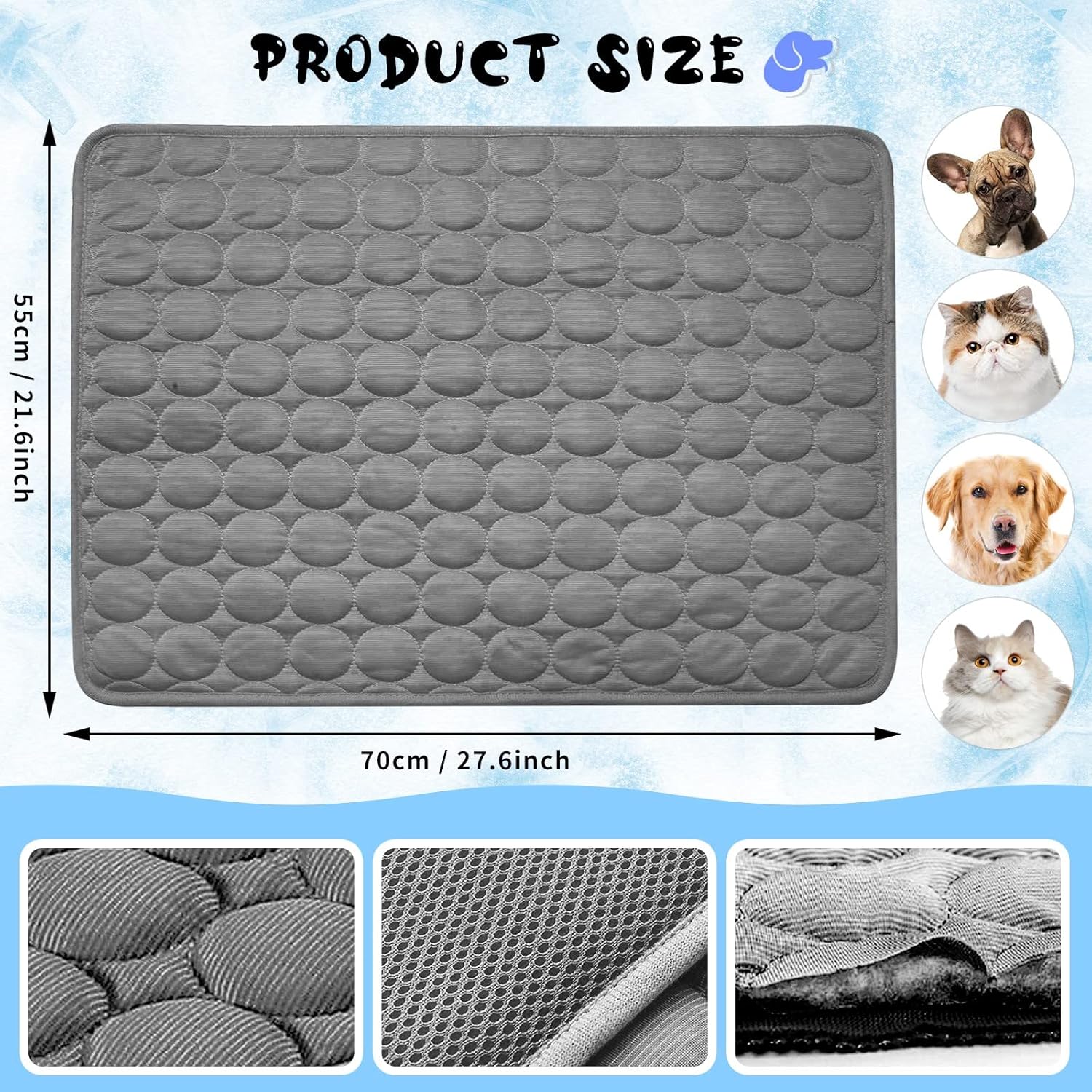 Beat the Heat: LuLuanping Cooling Mat for Happy Pets!