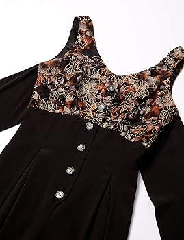 Amazon.co.jp: [リリーブラウン] ぼかし花柄刺繍ロンパース