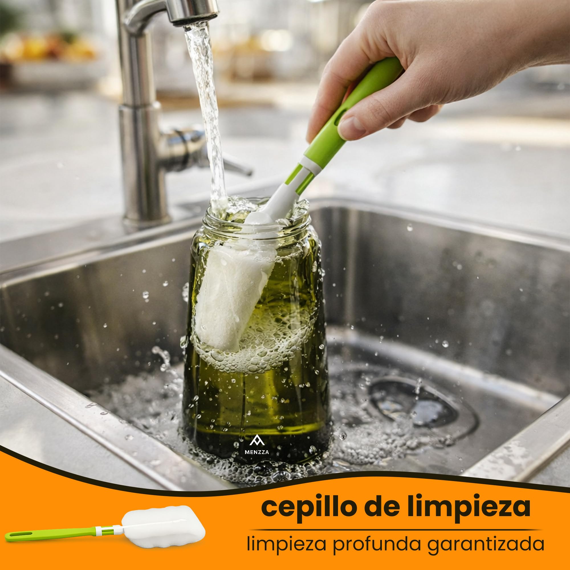 Kit Aceitera 480 ml 4 en 1 I Pulverizador de Aceite en Aerosol I Aparatos, Utensilios y Accesorios para Cocina o Freidora de Aire I Dispensador de óleo