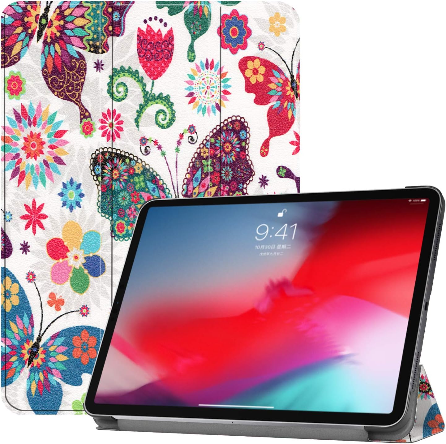 Premium Trifold Case for iPad Pro 11", Gylint Slim Fit Leather Smart