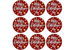 Valentines Stickers Perfect For Expressing Love's Messsages or Sealing Envelopes & Boxes