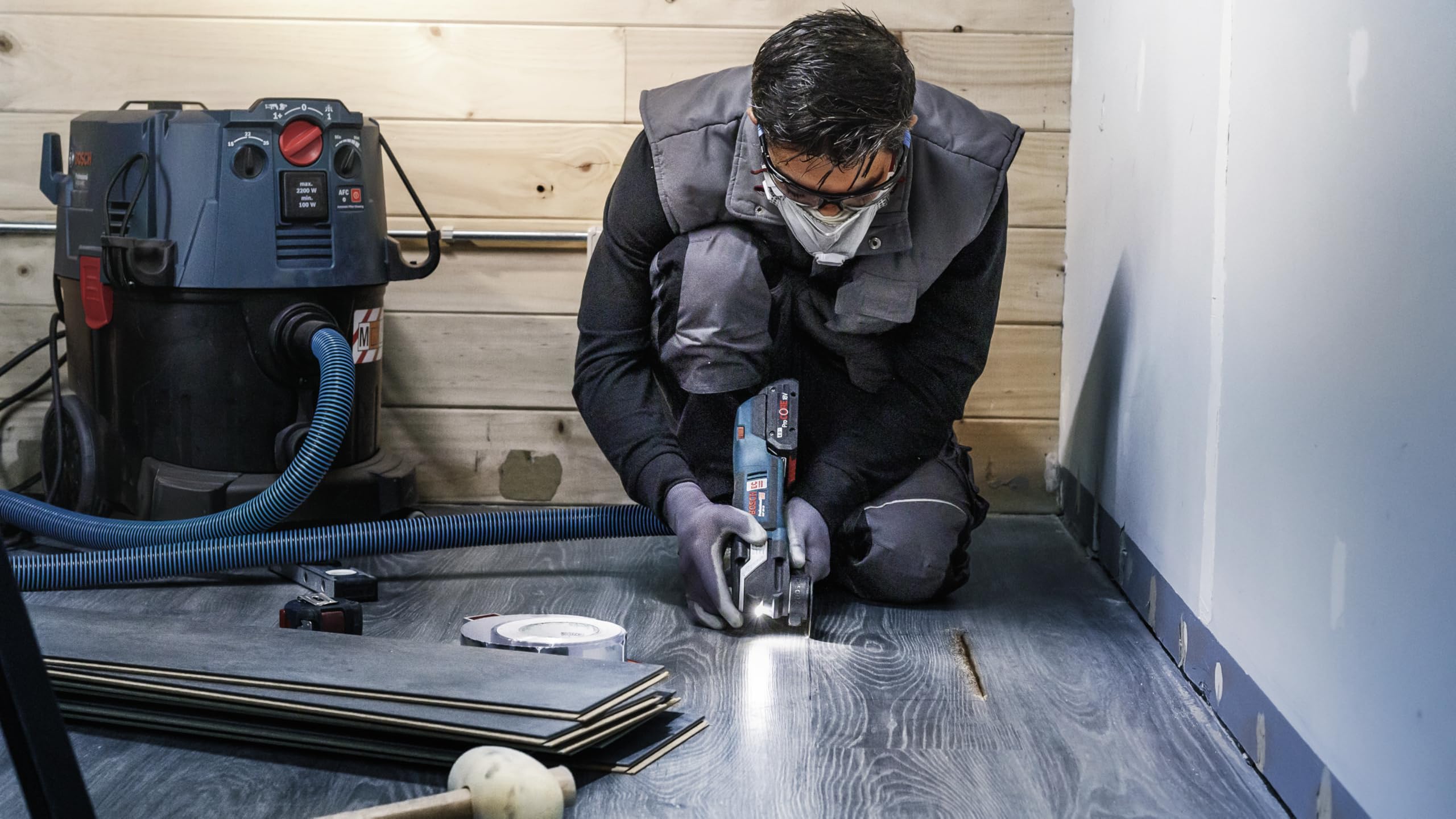 Bosch 1x Brzeszczot PRO Multi Material ACZ 85 EIB do narzędzia wielofunkcyjnego (do Metale nieżelazne, Solidny laminat winylowy, PCW, Ø 85 mm, Professional Akcesoria Narzędzie wielofunkcyjne)
