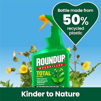 Roundup Weedkiller Total Optima, spray, 1 litre