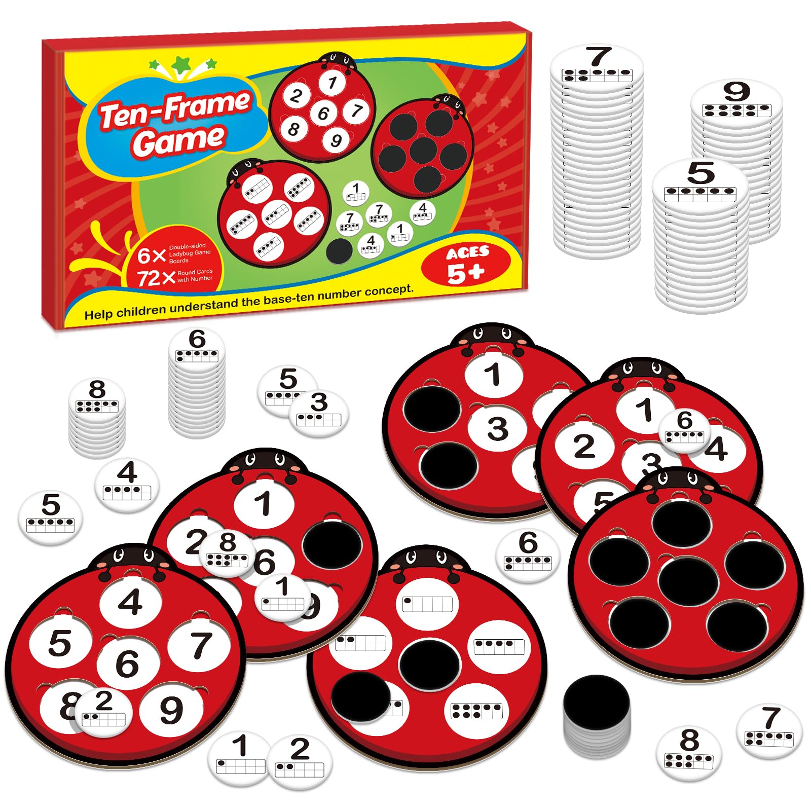 Amazon.com: SkilLify Math Games for Kids, Math Manipulatives ...