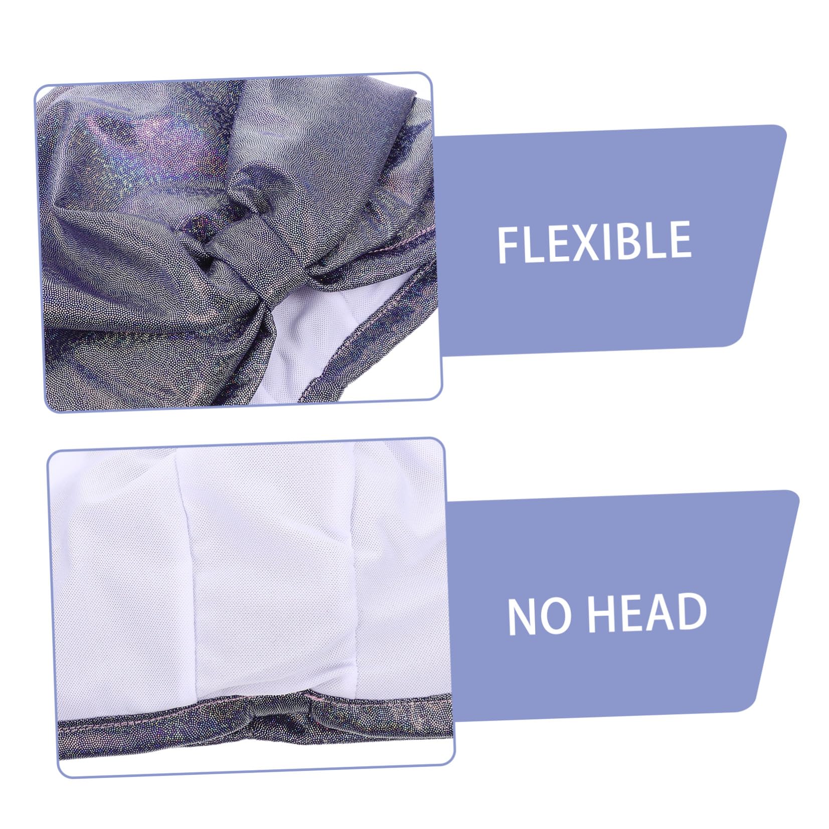 Hemobllo Gorro De Natación para Mujer Cabello Largo, Tejido De Nailon Ligero, Diseño Grande y Elasticidad Alta, Protector, Cómodo para Nadar y Actividades Acuáticas