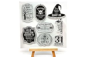 4.3x6.3 Inch Halloween Stamps Scraobooking
