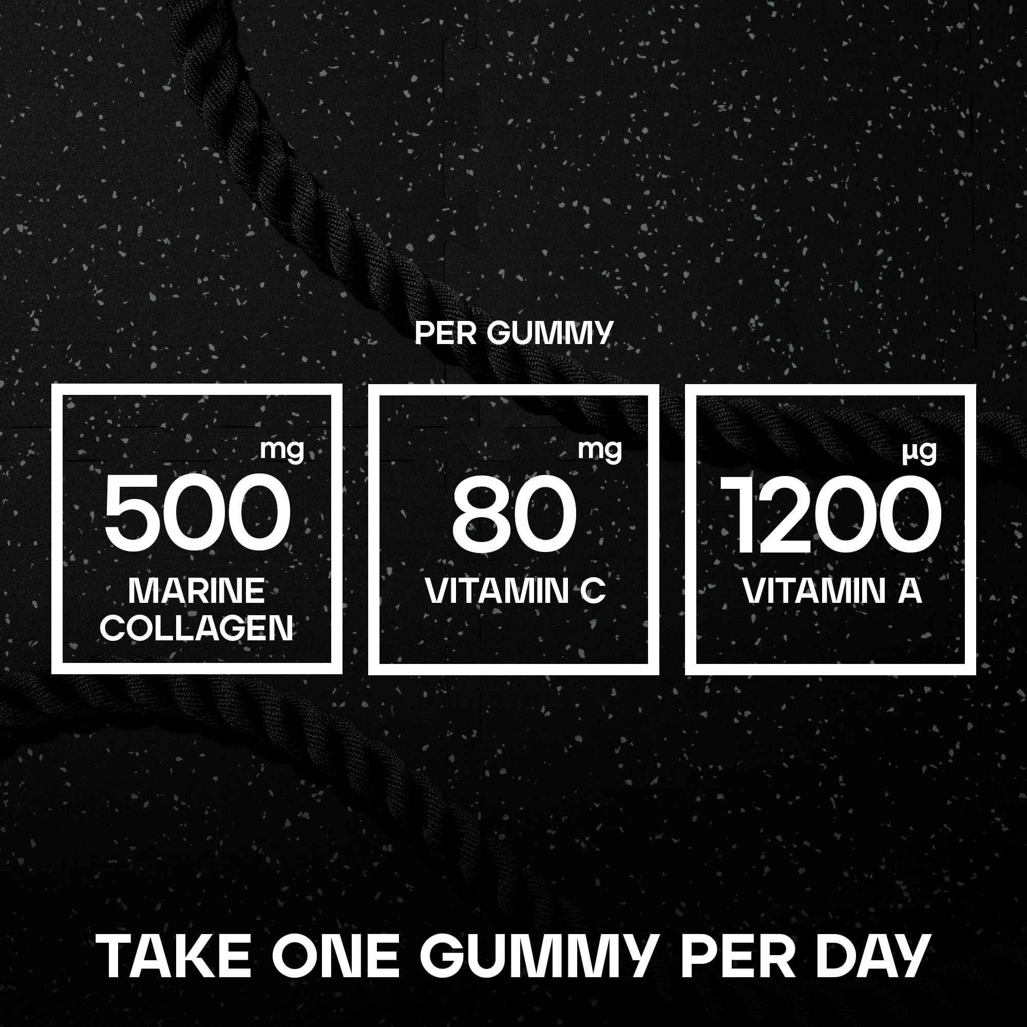 Bulk Gummies de Collagène, 500mg, Grenade, Gummies bien-être quotidiens, 60 Gummies