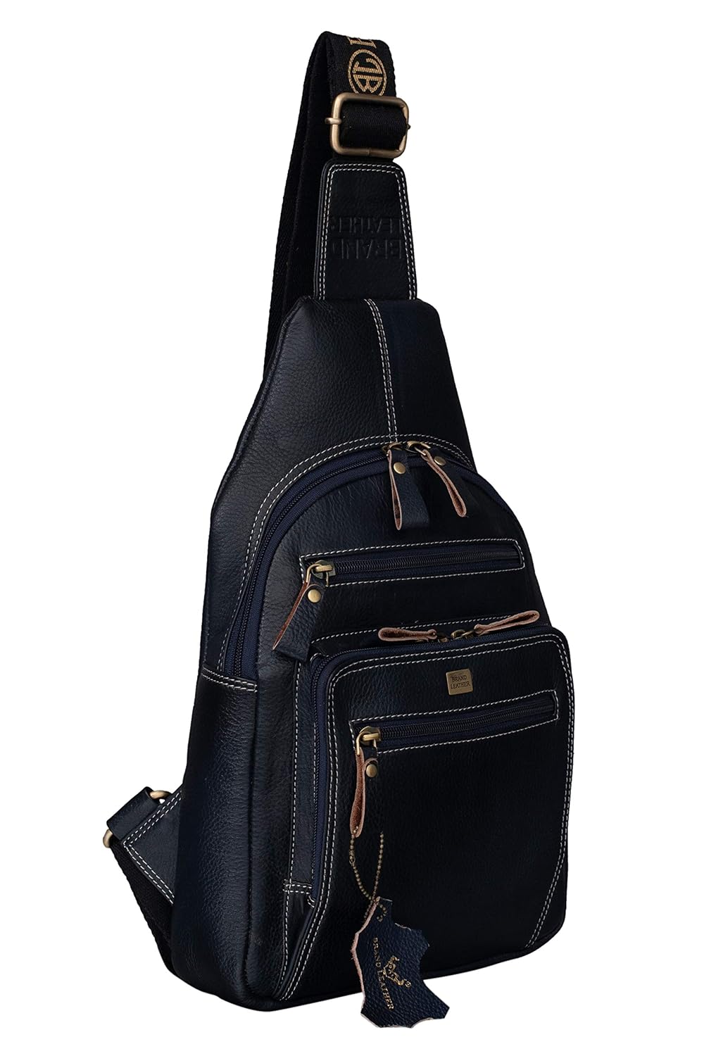 BRAND LEATHER Men's Genuine Leather Sling Chest Bag Casual Shoulder Daypack's - Review, Price and Buying Guide