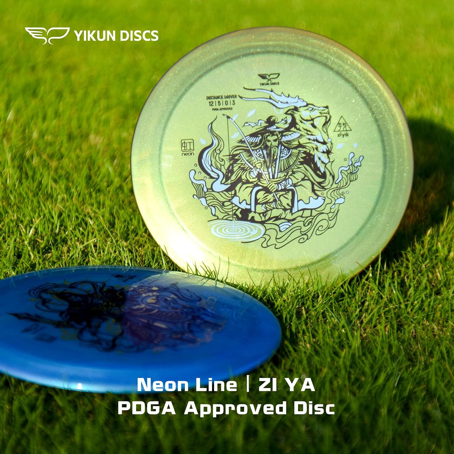 Yikun Disc Golf Ultra-Overstable Distance Driver|Pro Worlds 2025 Limited Edition|Powerful Hyzer Fade for Forehand/Backhand|Skip-Enhanced Approach Shots|PDGA Approved 170-175g
