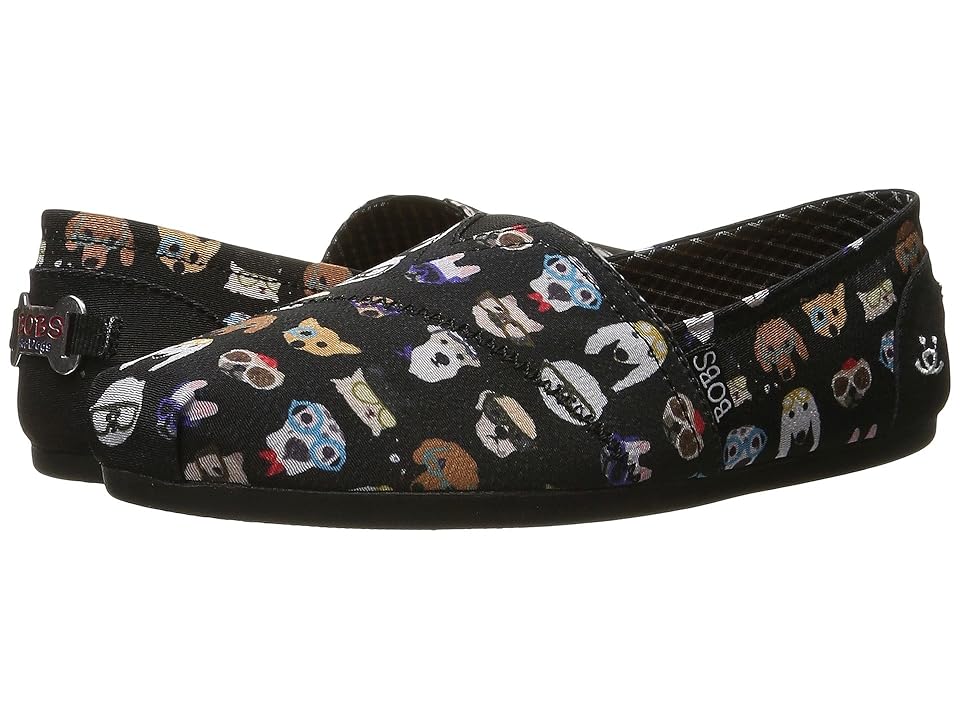 

BOBS from SKECHERS Bobs Plush - Pup Smarts (Black) Women's Slip on Shoes