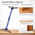 Stair Tread Template Tool – Stair Tread Gauge, Stair Tools for Stair Measuring Tool Stair Gauge Jig Stair Template Stair Step Tool, Hidden Screw Slide Rail Woodworking Shelf Template Projects