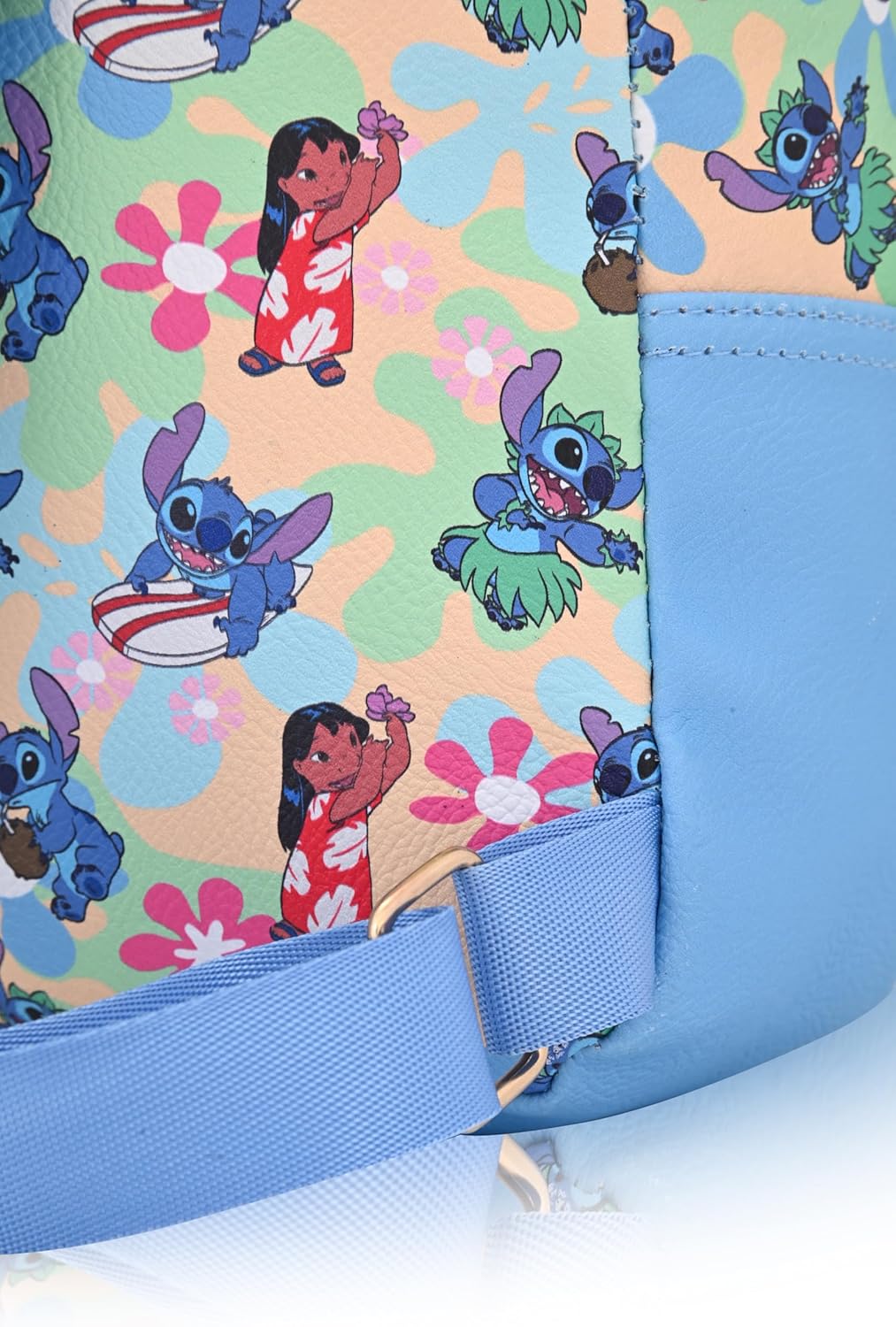 Disney Lilo and Stitch Backpack for Women, Men, Boys, Girls, Unisex | Cute PU Leather 10" Stitch Mini Backpack Purse Shoulder Purse | Stitch Bag and Stitch Accessories - Image 5