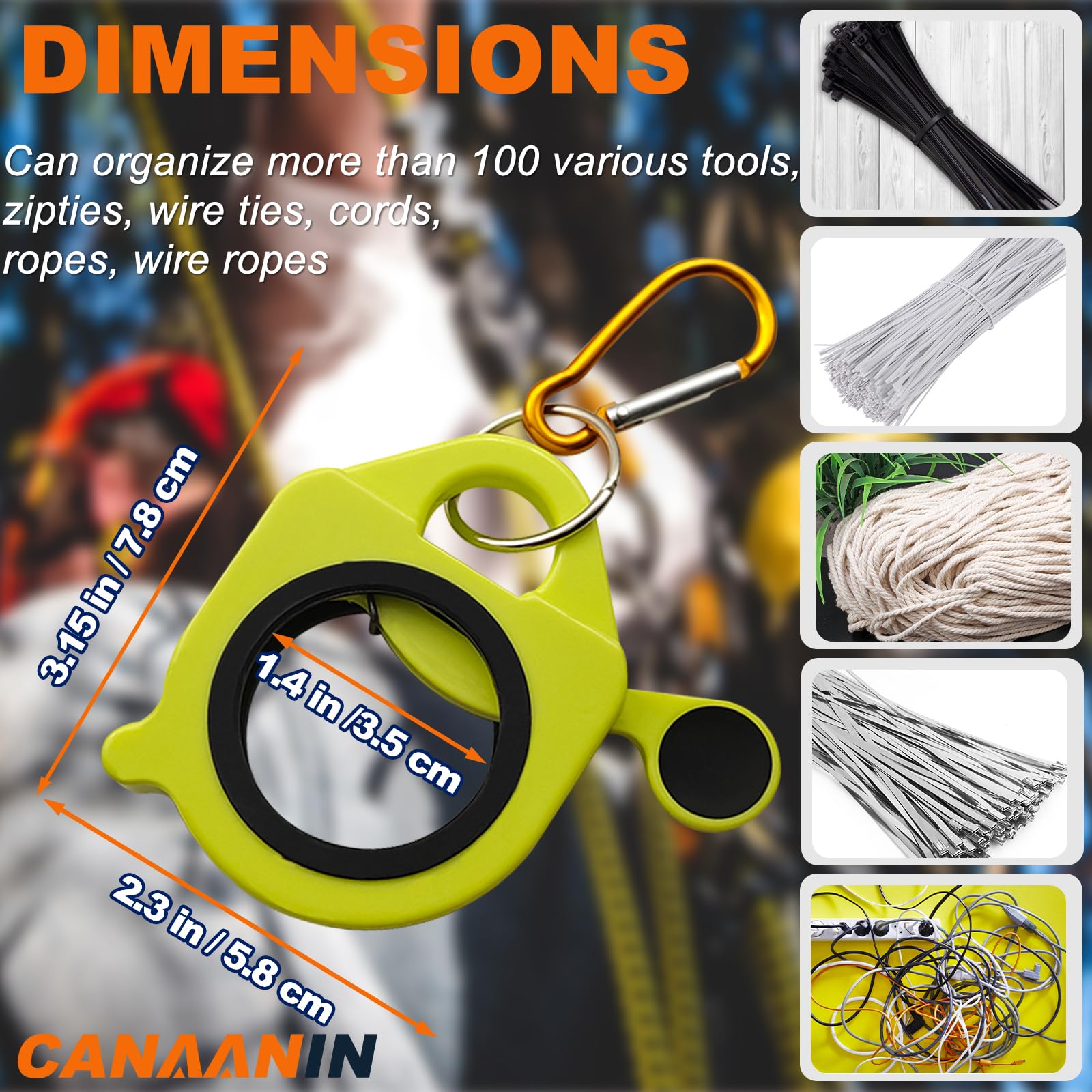 Zip Tie Holder Cable Tie Holder for Tool Belt Color-Coded — Amazon image 7