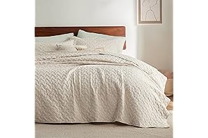 Bedsure Queen Thin Quilt: Ultra-Soft and Lightweight for Year-Round Comfort