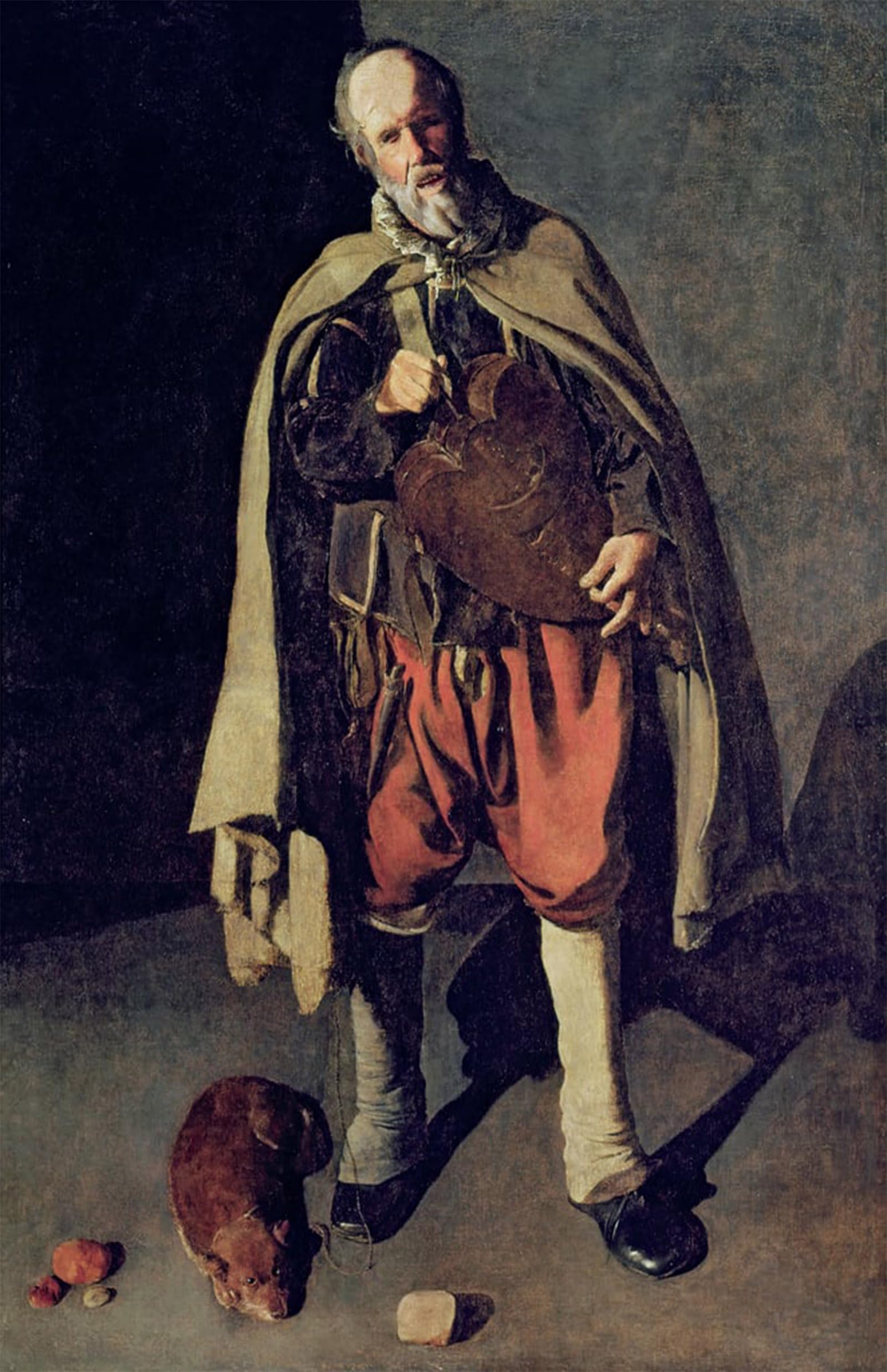 Cuadro Georges De La Tour il suonatore di ghironda con il suo cane 5