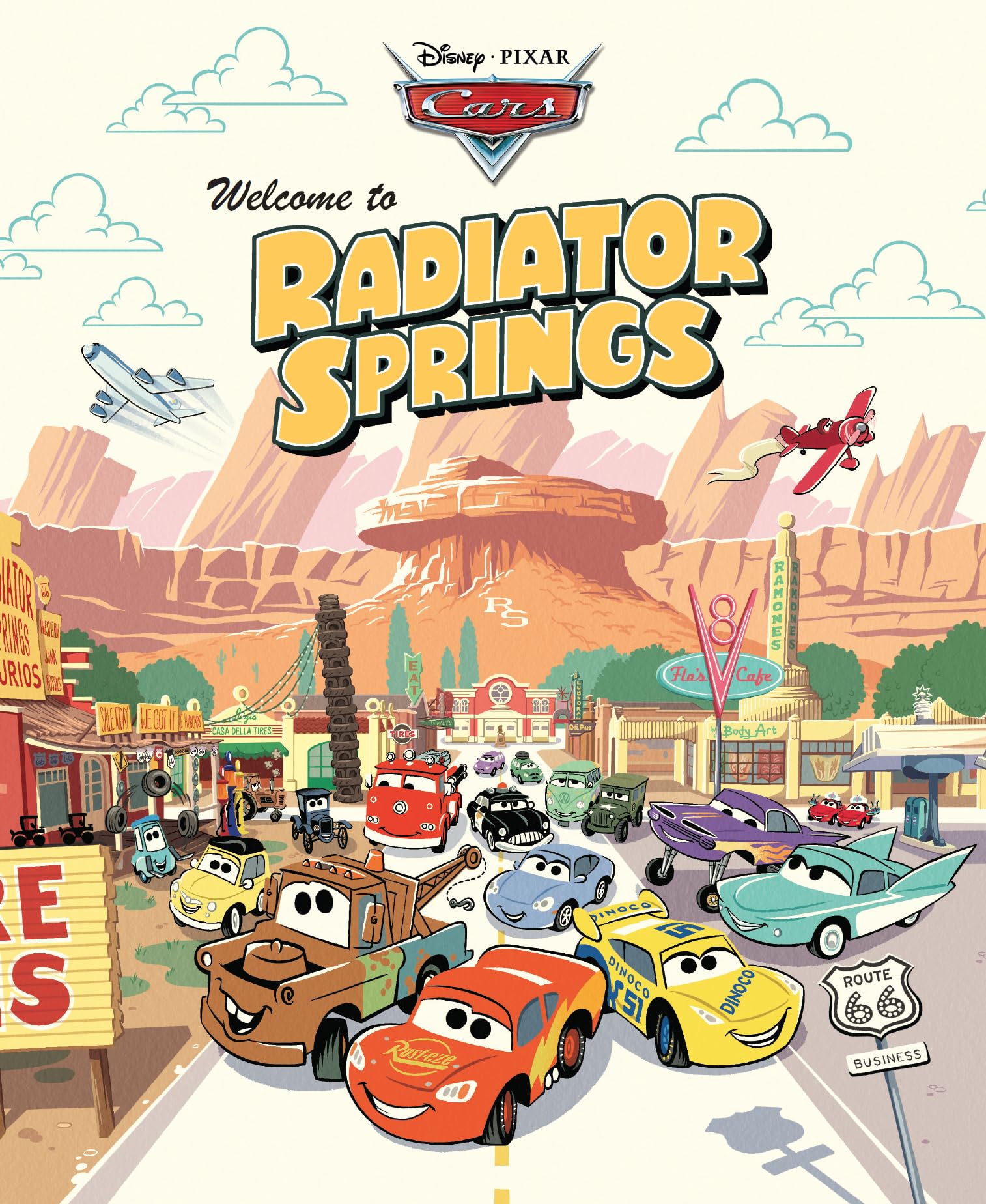 カーズレトロ海外製welcome to radiator springs Welcome to Radiator Springs (Disney Pixar: Cars) : Amazon.com.au