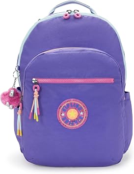 Kipling Womens Seoul Extra Large Bts 17" Laptop Backpack, Durable, Roomy with Padded Shoulder Straps, Built-In Protective Sleeve