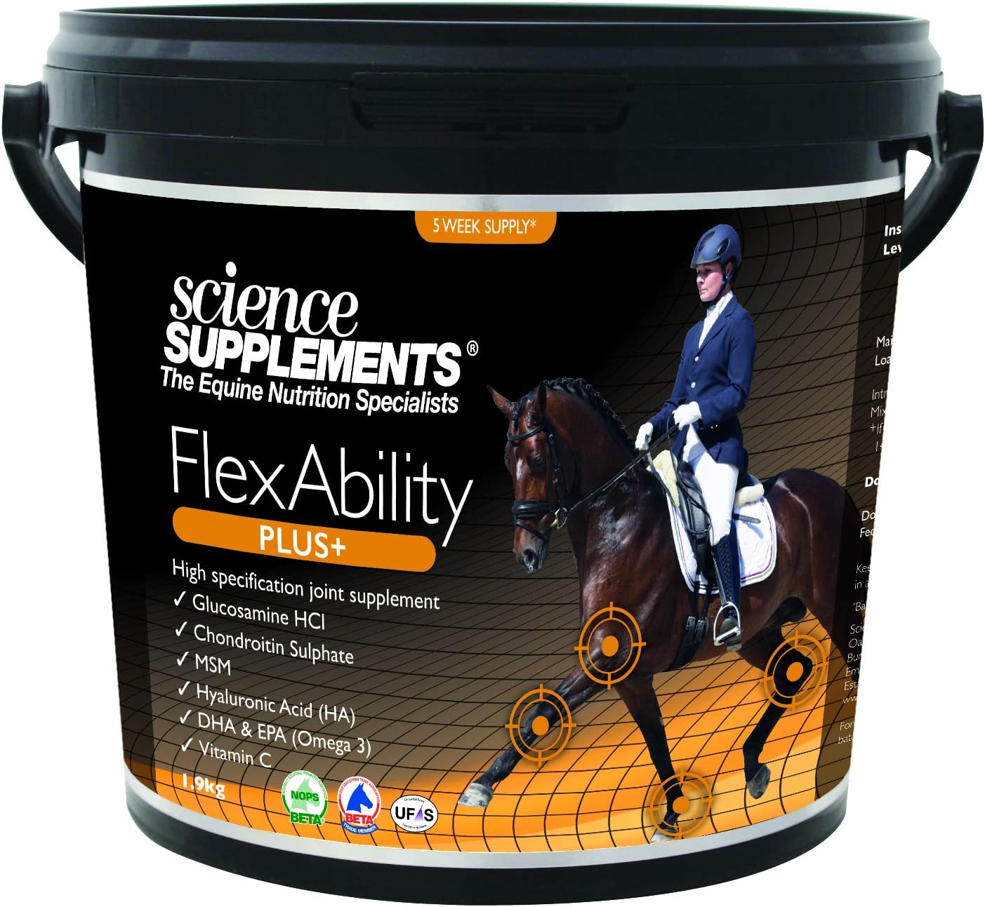 Unisex's Science Supplements Flexibility Plus, Clear, 1.4 killogram