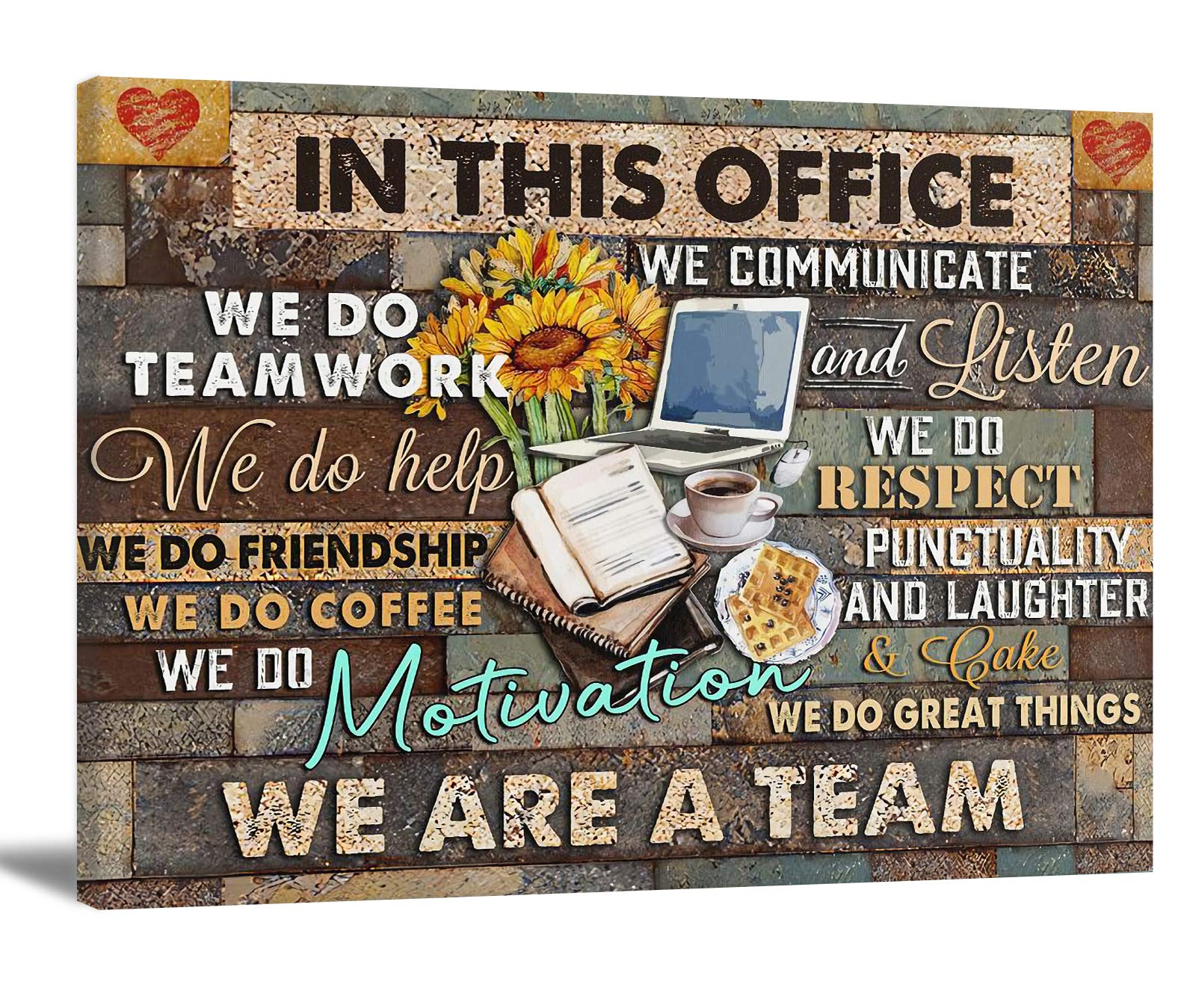 Inspirational Wall Art For Office Motivational Teamwork Posters Team