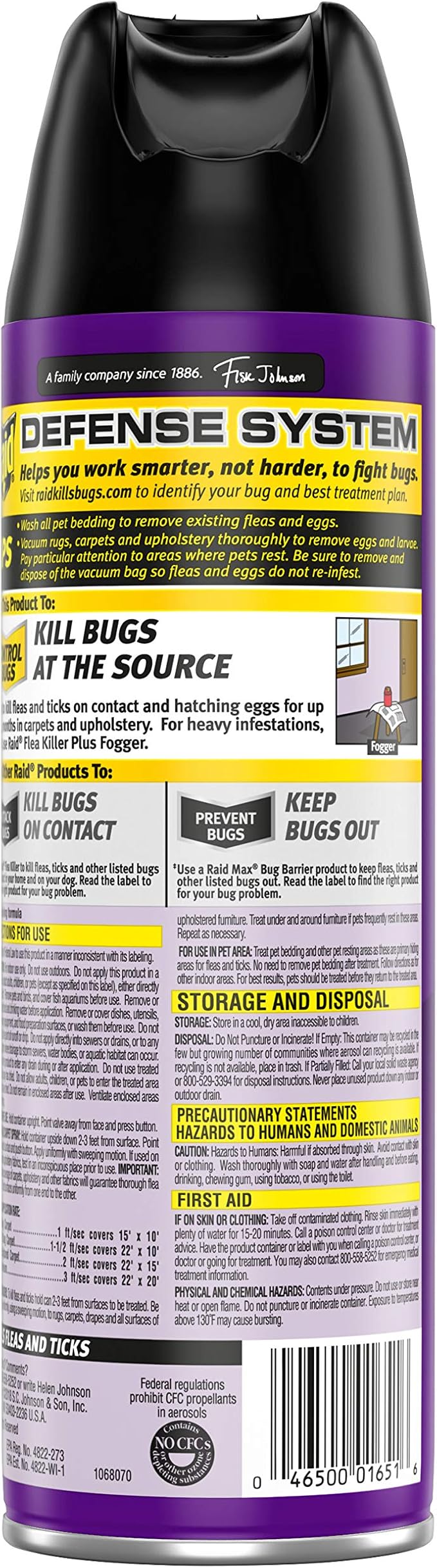 raid flea spray for dogs