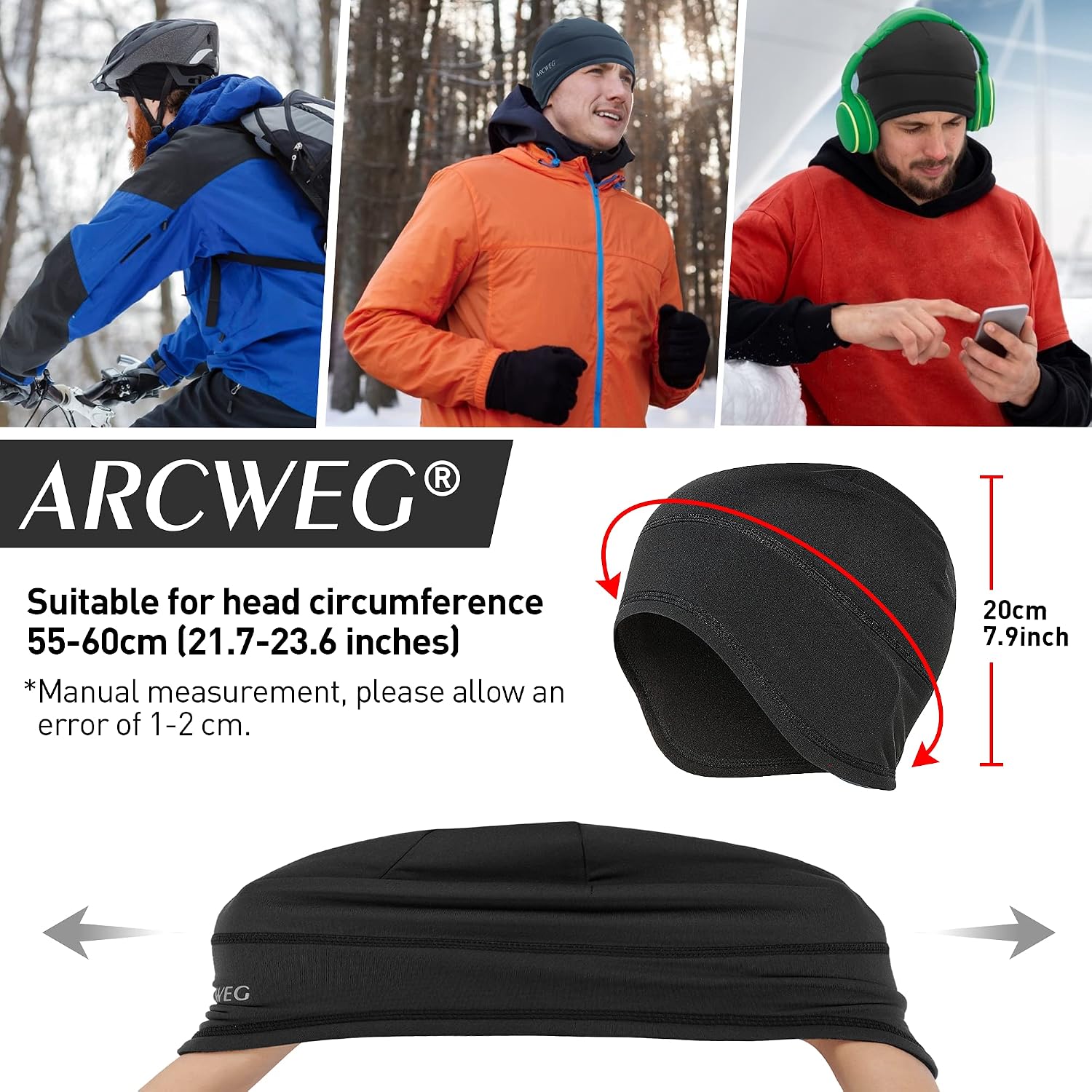 Buy Arcweg Cycling Skull Cap Beanie 