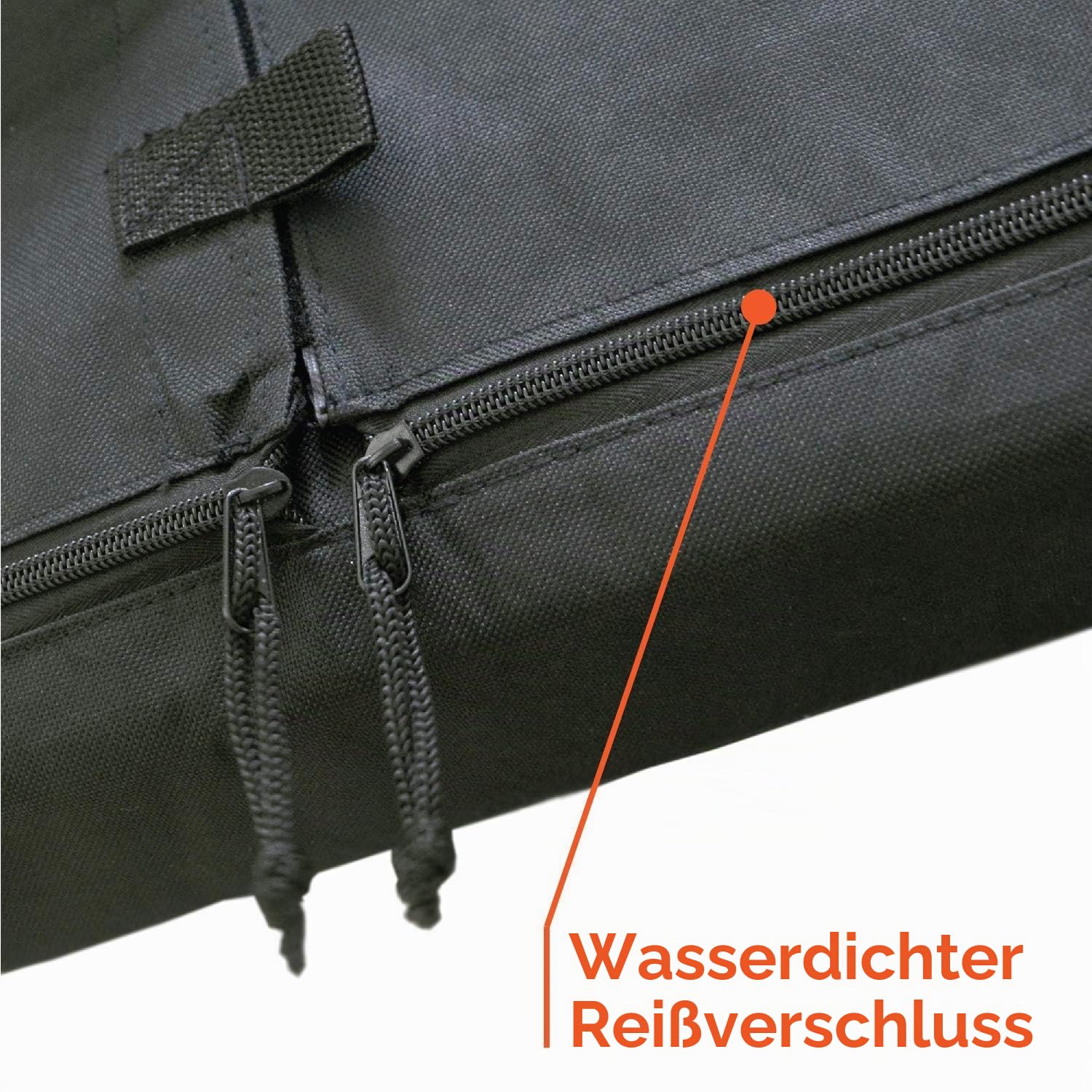 Outdoor-TV-Abdeckung 80-85 Zoll – mit Reißverschluss, wetterfest, wasserdicht, 360-Grad-Schutz, weiche, kratzfeste Innenseite, Schwarz