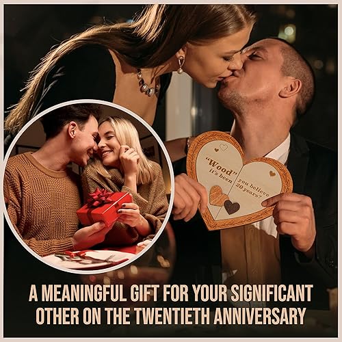Vista 15 de Regalos de madera de aniversario de 12 años para ella y él, regalos de boda para marido y esposa, aniversario para parejas casadas, ideas