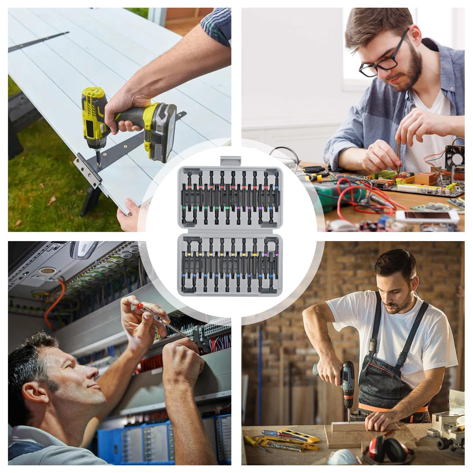 Schraubendreher-Bitsets robuste magnetische Präzisionswerkzeuge mit