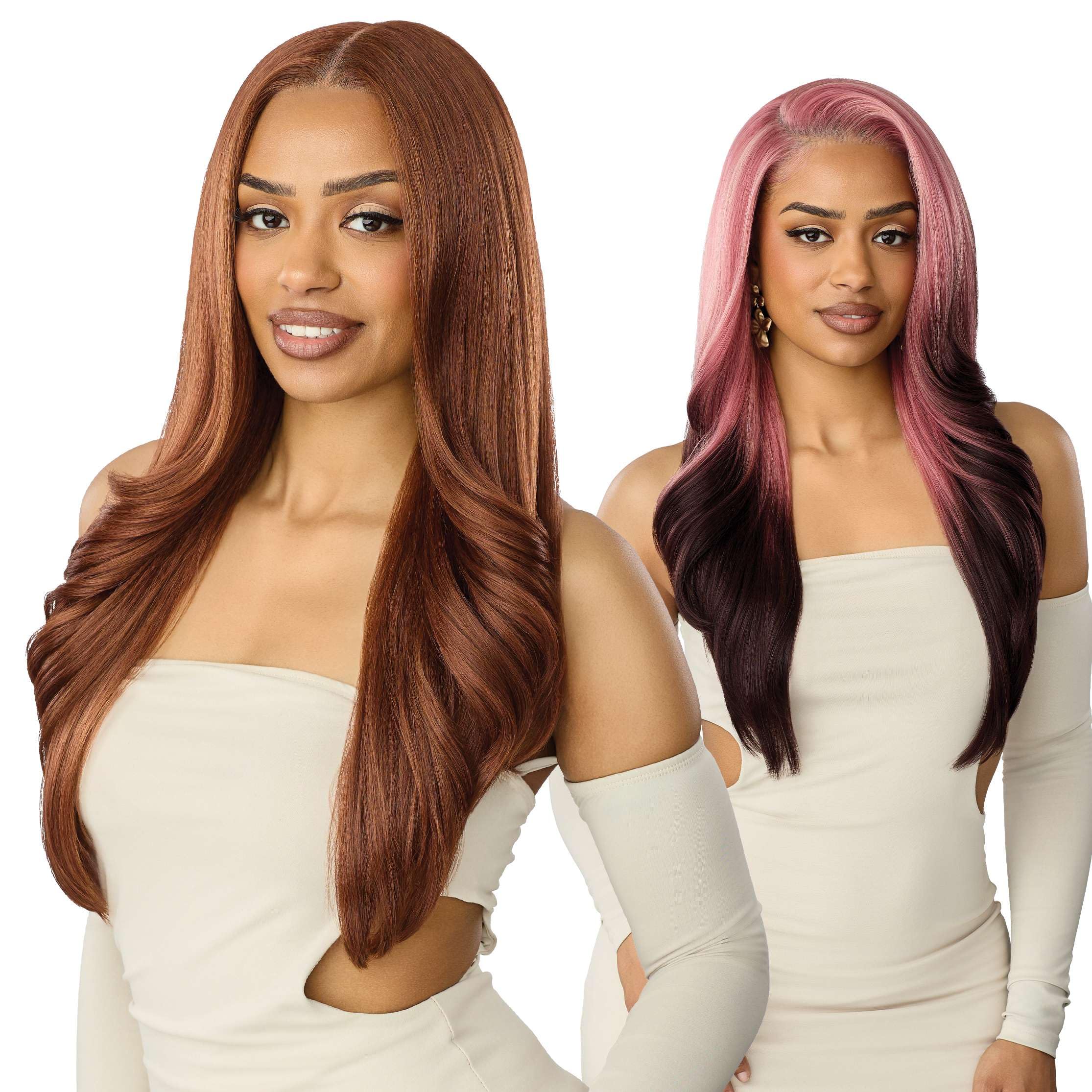 Outre Lace Front Wig - Perfect Hair Line 13X6 Frontal - PH 31 (MEDIUM BROWN 4)