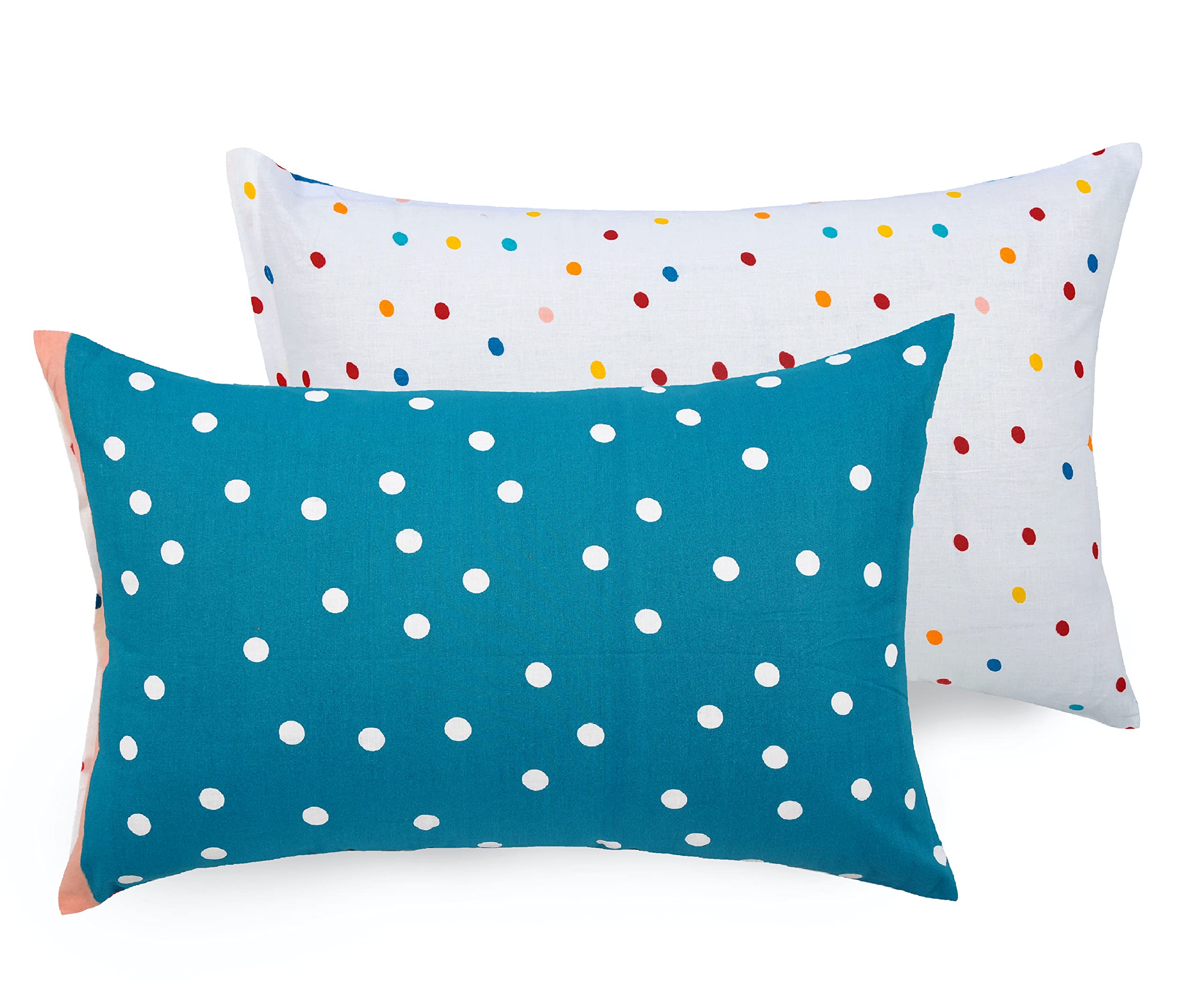 Loreto 144 TC Cotton Pillowcase Set for Twin, Queen, King, Super King Bedsheet and Even for Fitted Bedsheet, Set of 2, Peacock Blue and Red Balloon (B0B2KS91WH) Amazon Price History, Amazon Price Tracker
