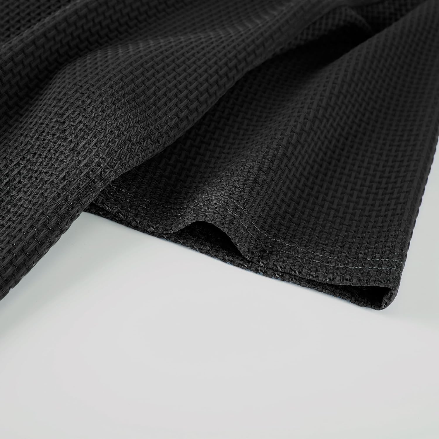 Esabel.C Bubble Men's Polo Shirts Short Sleeve Stretch Casual Jacquard Collared Golf Polo Shirts for Men - Image 5