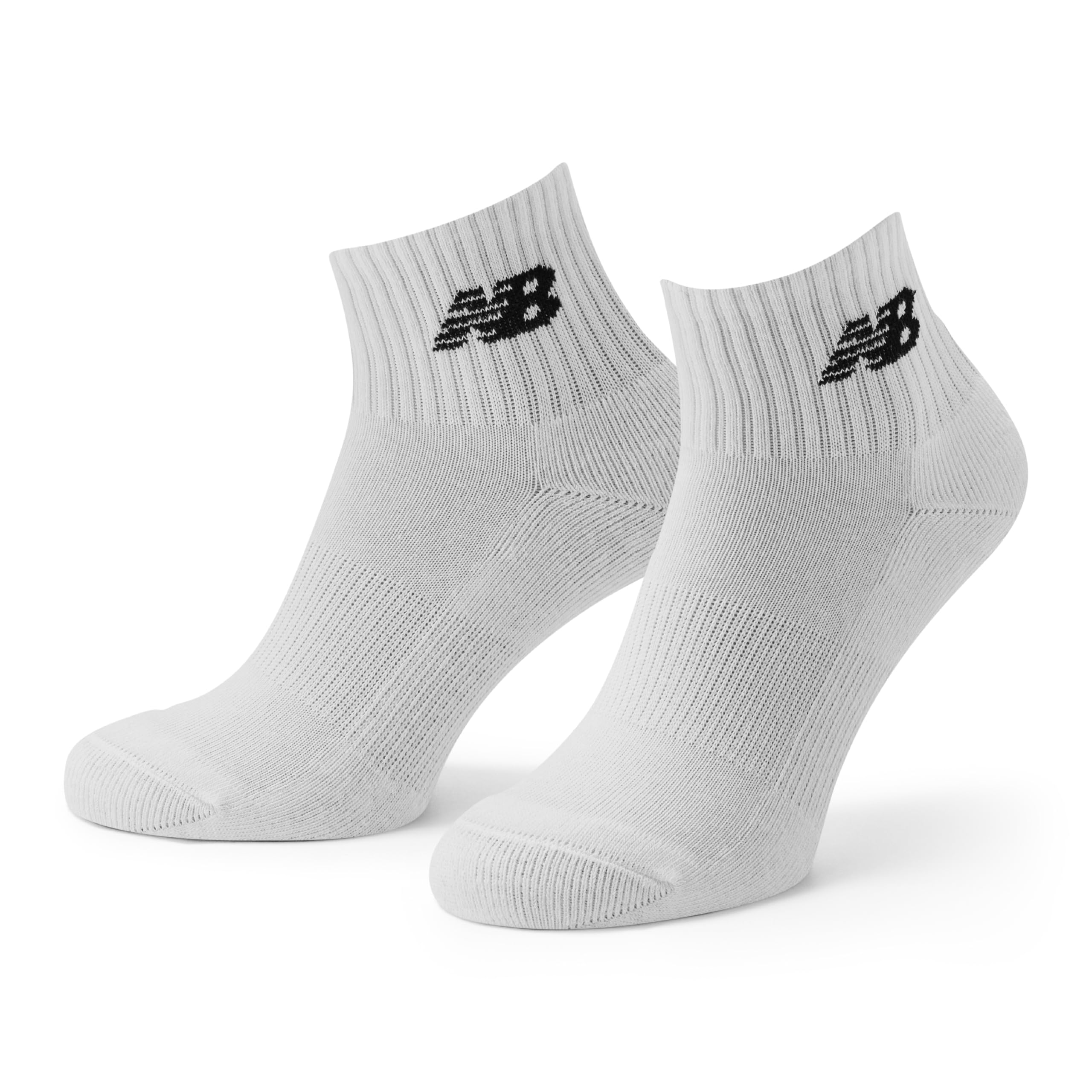 New Balance 3 Pack Everyday Ankle Sock White, Men's size: 4-6.5, FootAsylum