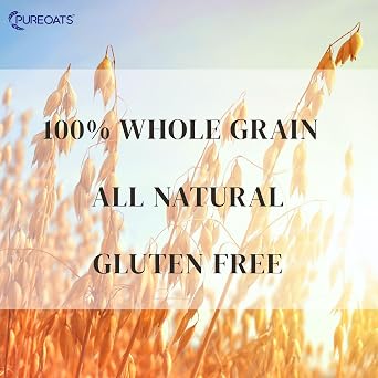 PureOats Gluten Free Rolled Oats, Whole Grain, 25 lb / 11.3 kg) Bulk Size Bag