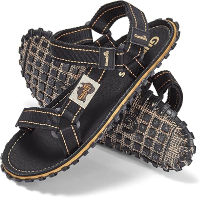 Gumbies Tracker Unisex Sandal, with Supersoft Cotton Adjustable Straps, Cotton Footbed & Recycled Rubber Sole - Comfort
