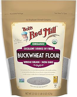 Organic BuckWheat Flour, 22 oz