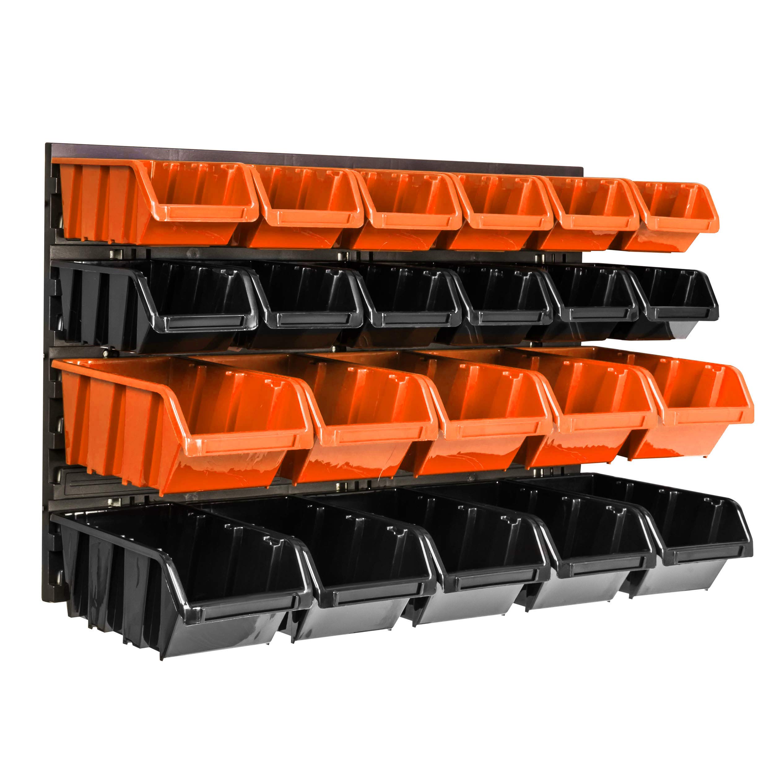 Storage System Wall Shelf 576 X 780 Mm Tool Holders Pack Of 20 Stacking Boxes Storage Shelves - View #2