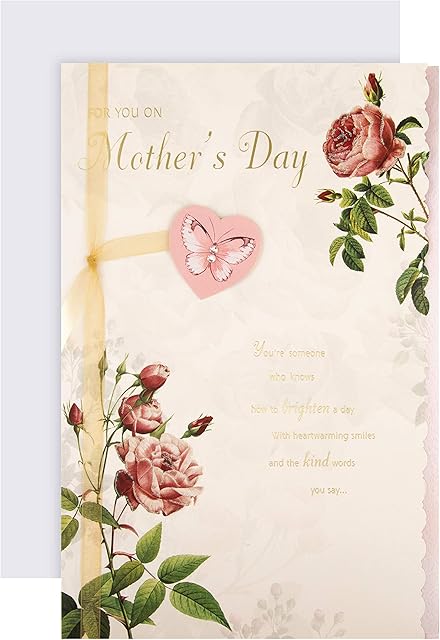 Hallmark Large Mother's Day Card - Traditional Floral Design