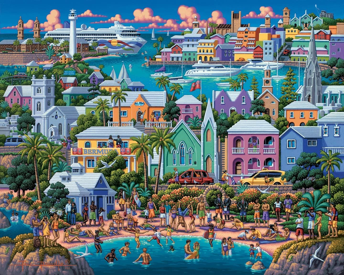 Dowdle Jigsaw Puzzle - Bermuda - 500 Piece