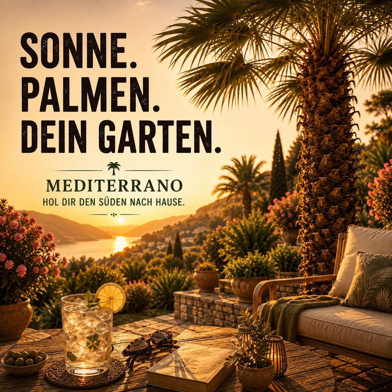 "Mediterrano - Fertilizzante per palme, perfetto per palme dure, crescita forte e foglie sane!", 10 kg